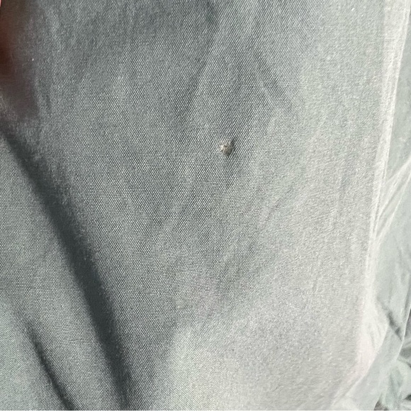 ARITZIA TNA Bel Air Oversized Pant in Dark Spruce Green Size Large Lightweight - Picture 9 of 15